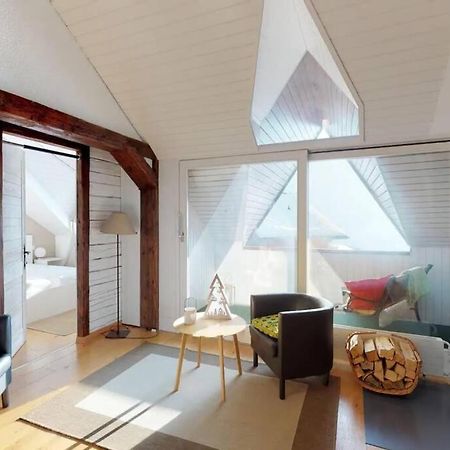 Charmant Et Lumineux Appartement Duplex A Charmey Exterior foto