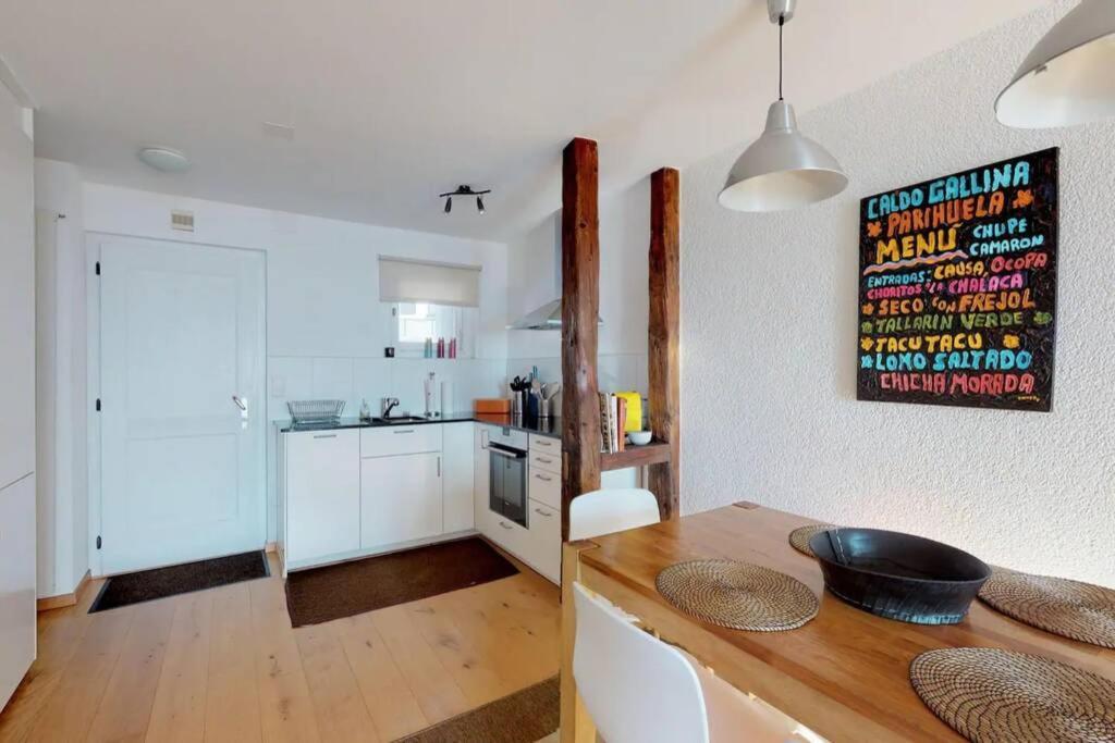Charmant Et Lumineux Appartement Duplex A Charmey Exterior foto